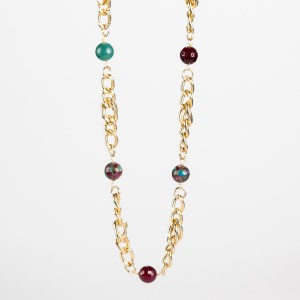 Collana con Agata Amarena e Giade