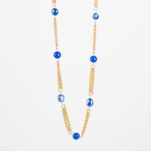 Collana Occhio di Gatto e Perle