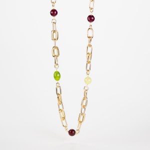 Collana in Giada e Agata Amarena