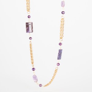 Collana con Giada e Perle