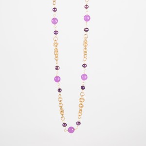 Collana con Giade e Ametista