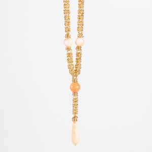 Girocollo Maglia Bizantina Modello Cravattino e Agata Variegata